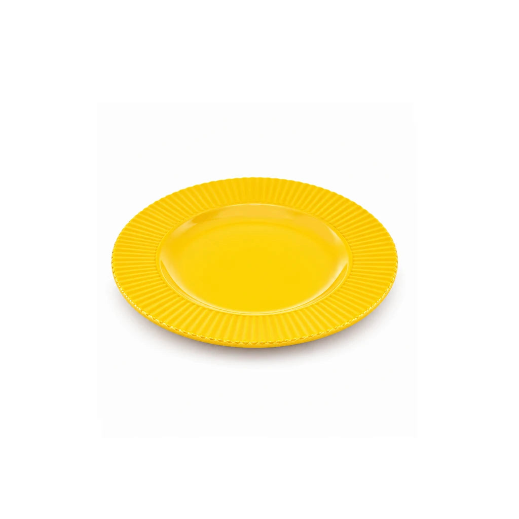 Blaze Rollo 8-Inch Melamine Quarter Plate - Red, Yellow & Black