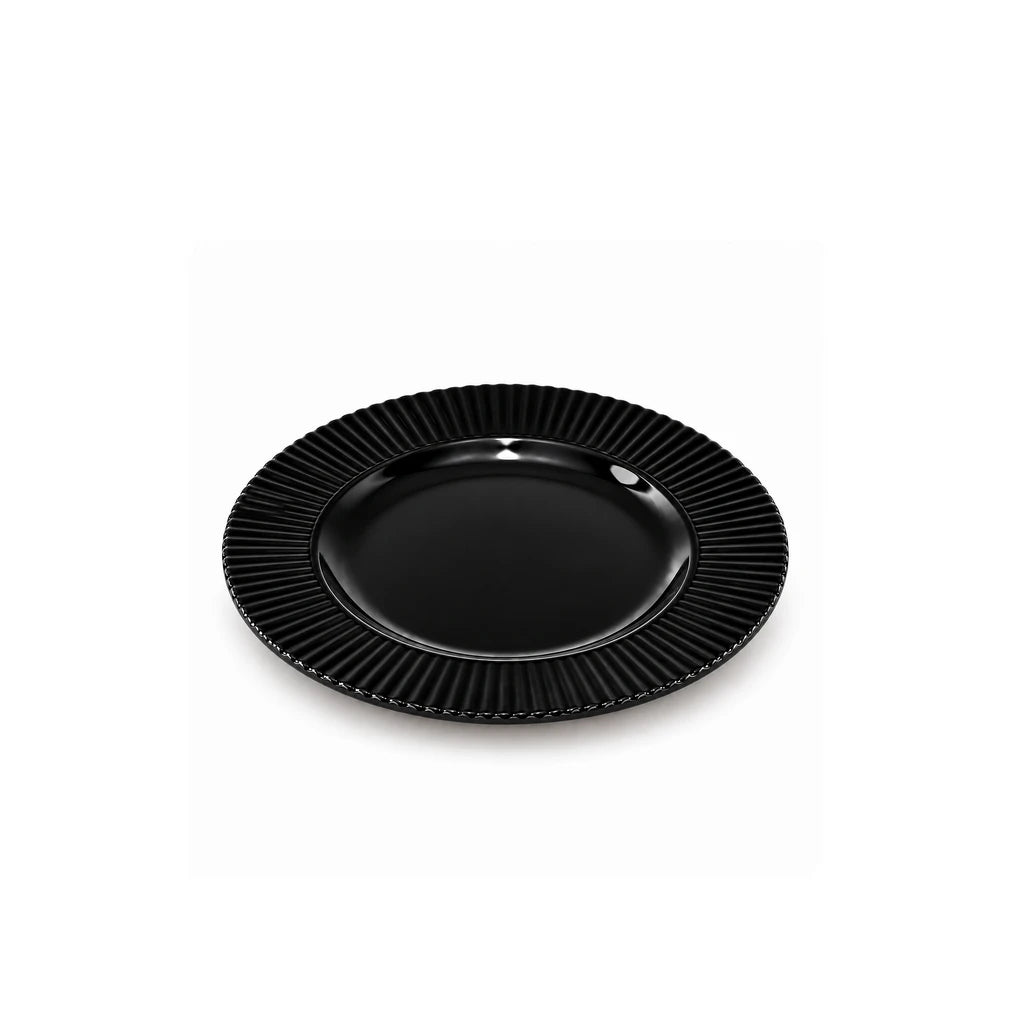 Blaze Rollo 8-Inch Melamine Quarter Plate - Red, Yellow & Black