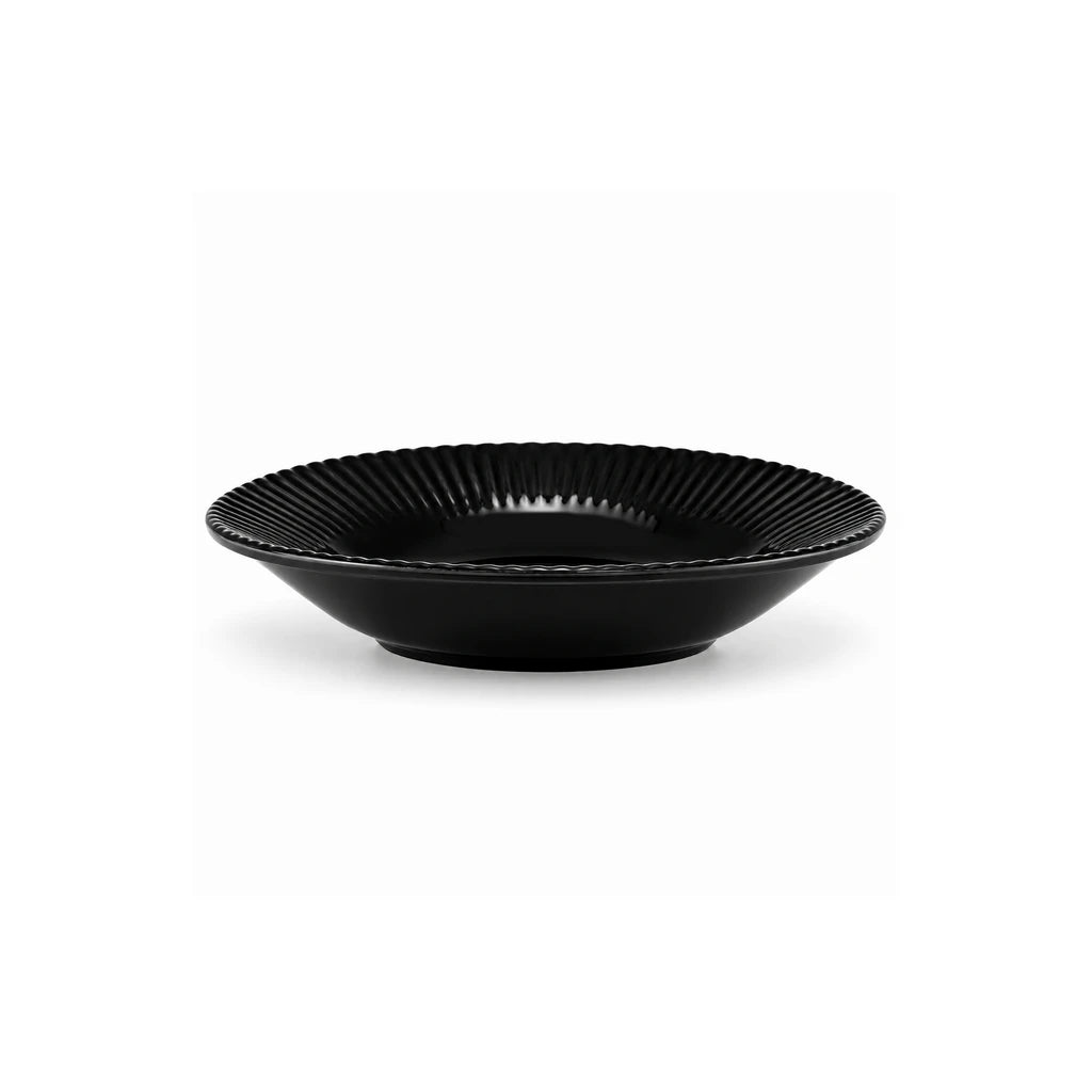 Blaze Rollo 8-Inch Melamine Deep Soup Plate - Red, Yellow & Black