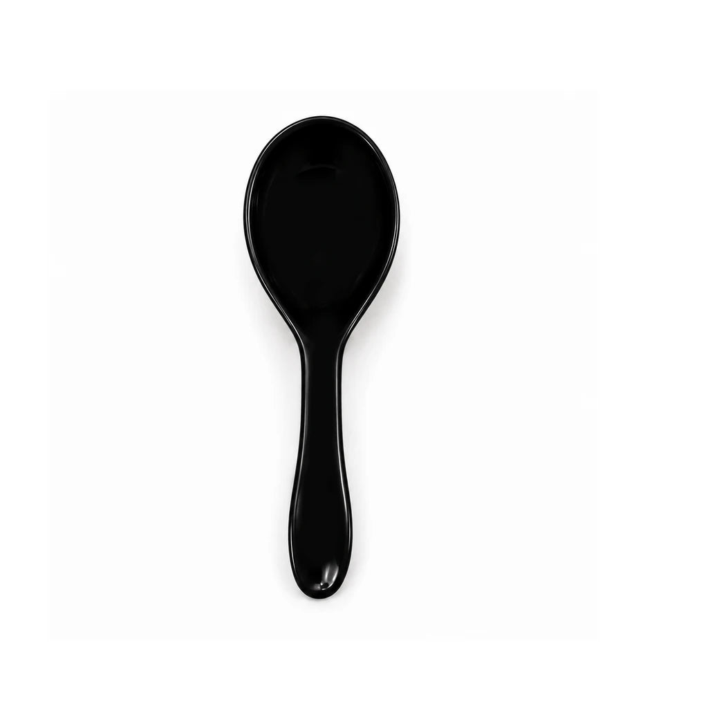 Blaze 6-Inch Melamine Serving Soup Spoon - Red, Yellow & Black