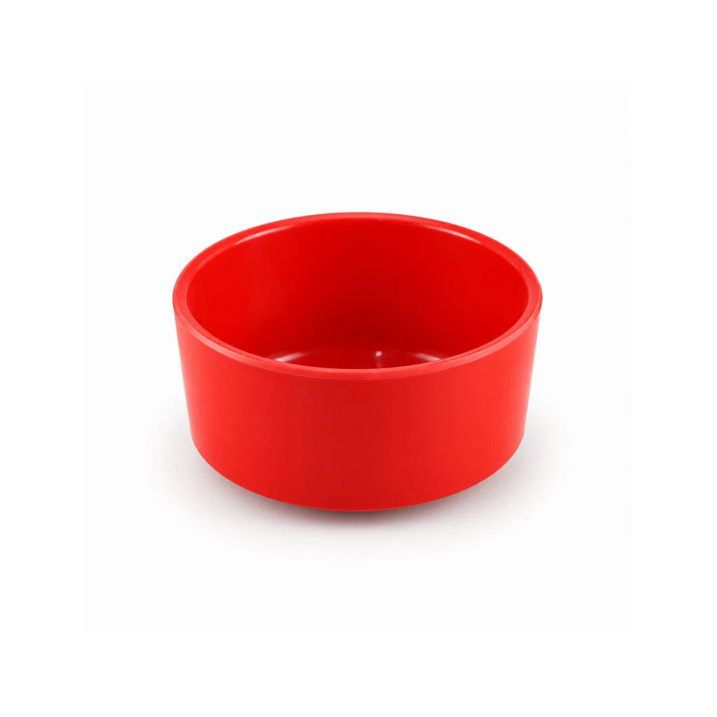 Blaze Mel Melamine Red Bowl, Spoon & Saucer - Individual Pieces or Set