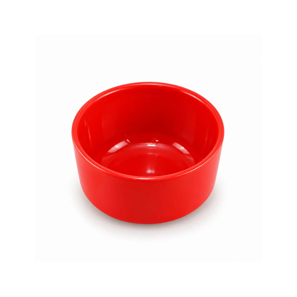 Blaze Mel Melamine Red Bowl, Spoon & Saucer - Individual Pieces or Set