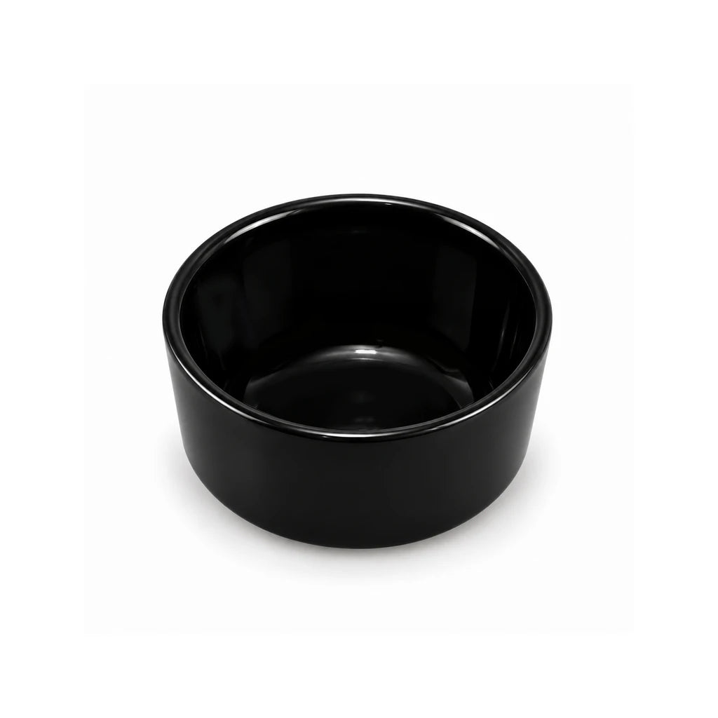 Blaze Mel Melamine Black Bowl, Spoon & Saucer - Individual Pieces or Set