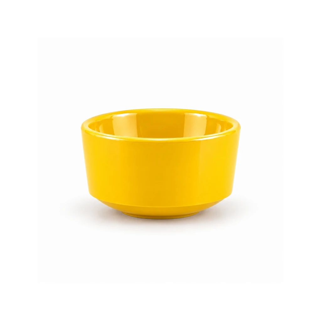 Blaze Mel Melamine Yellow Bowl, Spoon & Saucer - Individual Pieces or Set