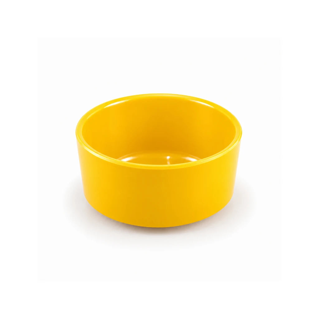 Blaze Mel Melamine Yellow Bowl, Spoon & Saucer - Individual Pieces or Set