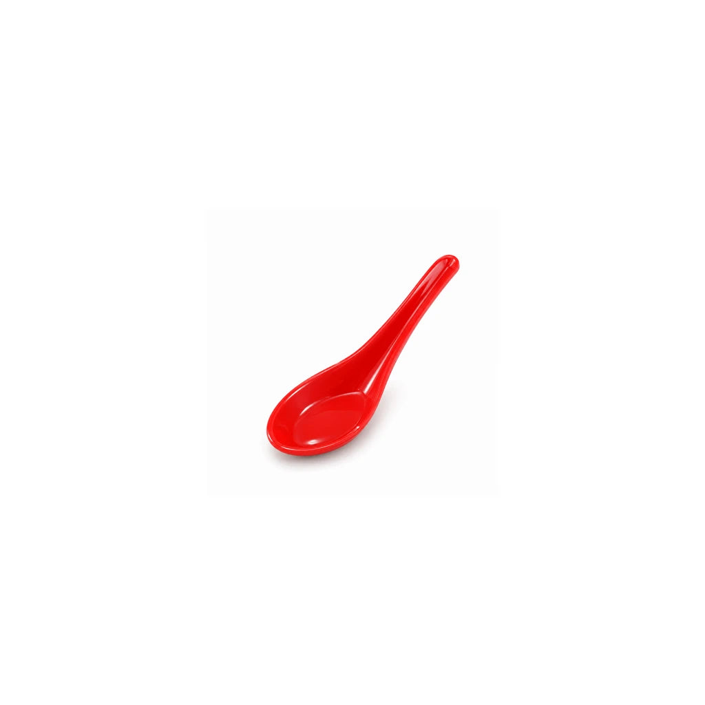 Blaze Mel Melamine Red Bowl, Spoon & Saucer - Individual Pieces or Set