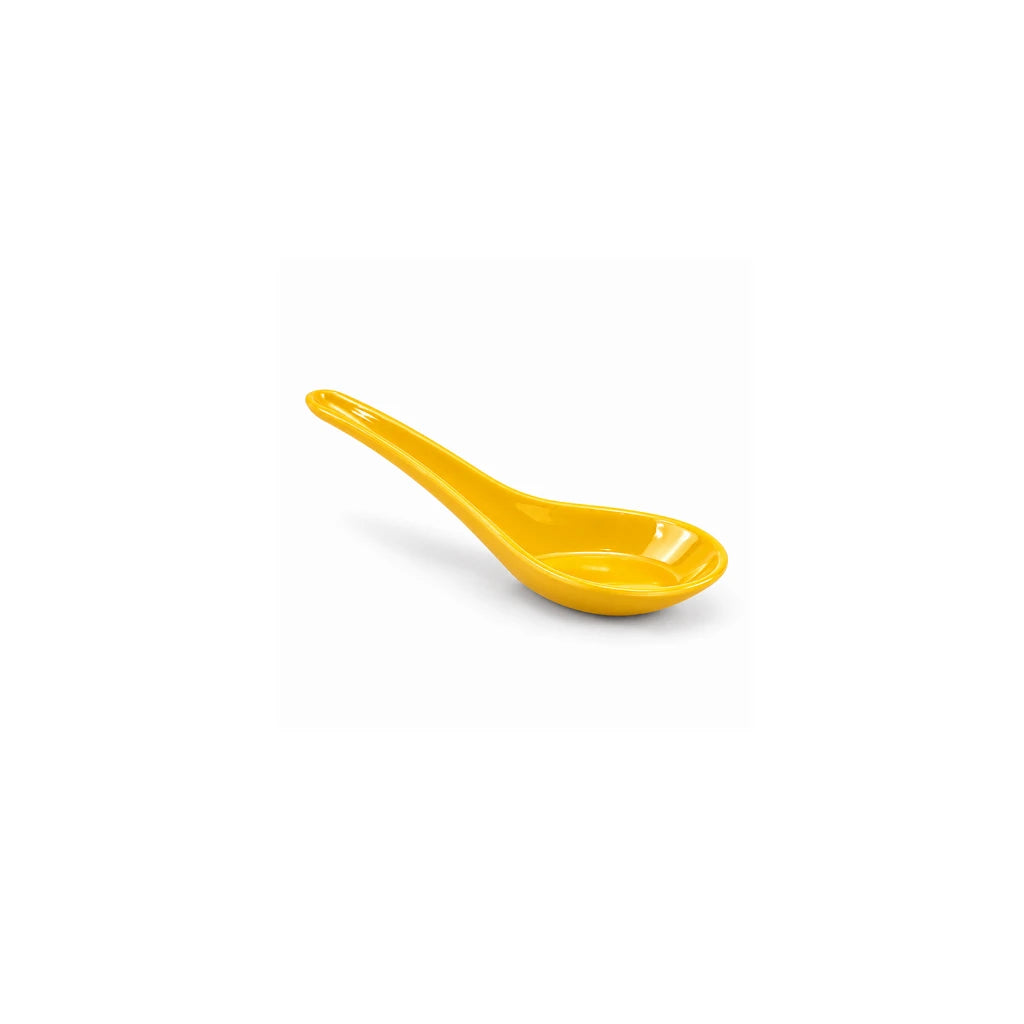 Blaze Mel Melamine Yellow Bowl, Spoon & Saucer - Individual Pieces or Set