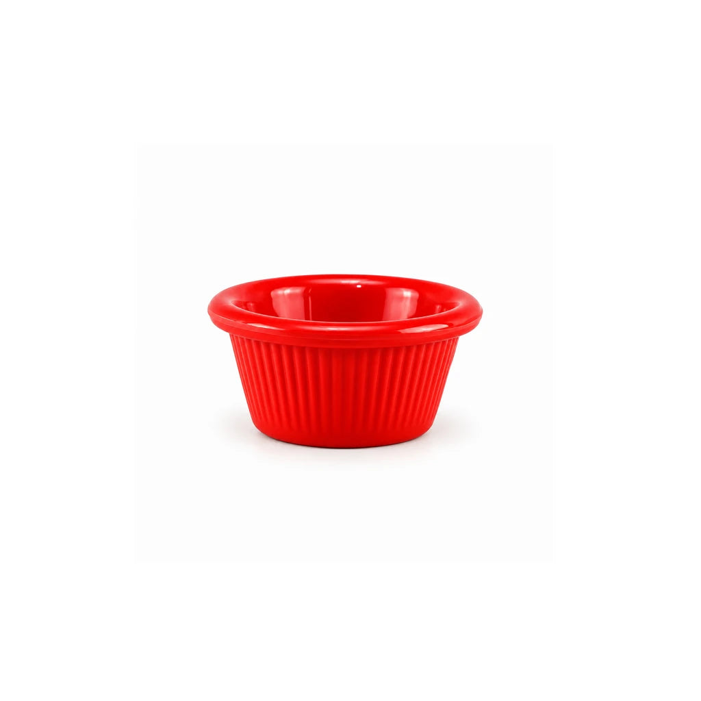 Dixie 3-Inch Melamine Ramekin - Red, Yellow & Black