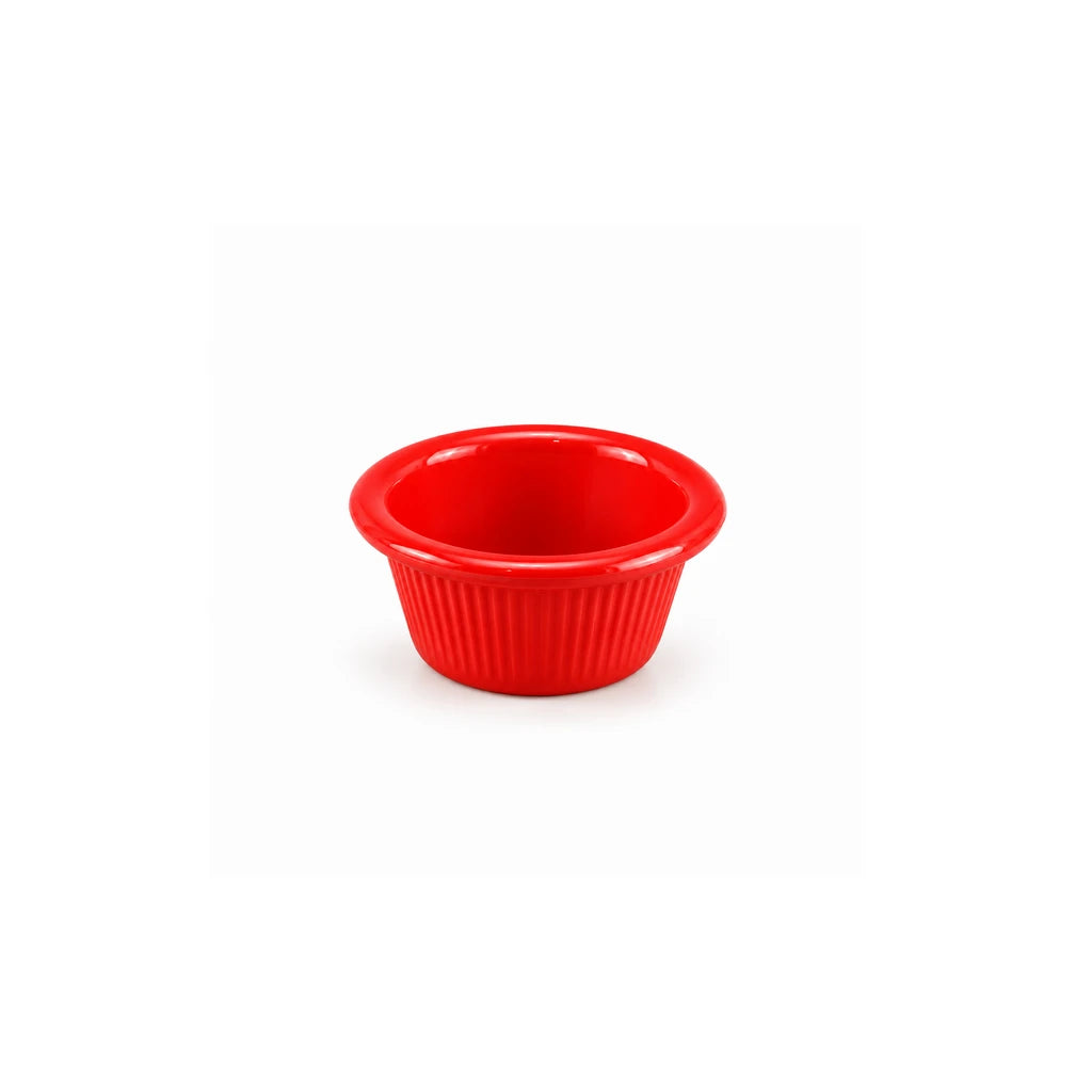 Dixie 3-Inch Melamine Ramekin - Red, Yellow & Black
