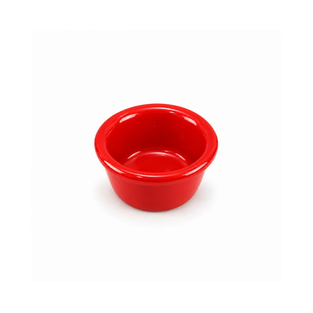 Blaze 2-Inch Melamine Ramekin - Red, Black & White