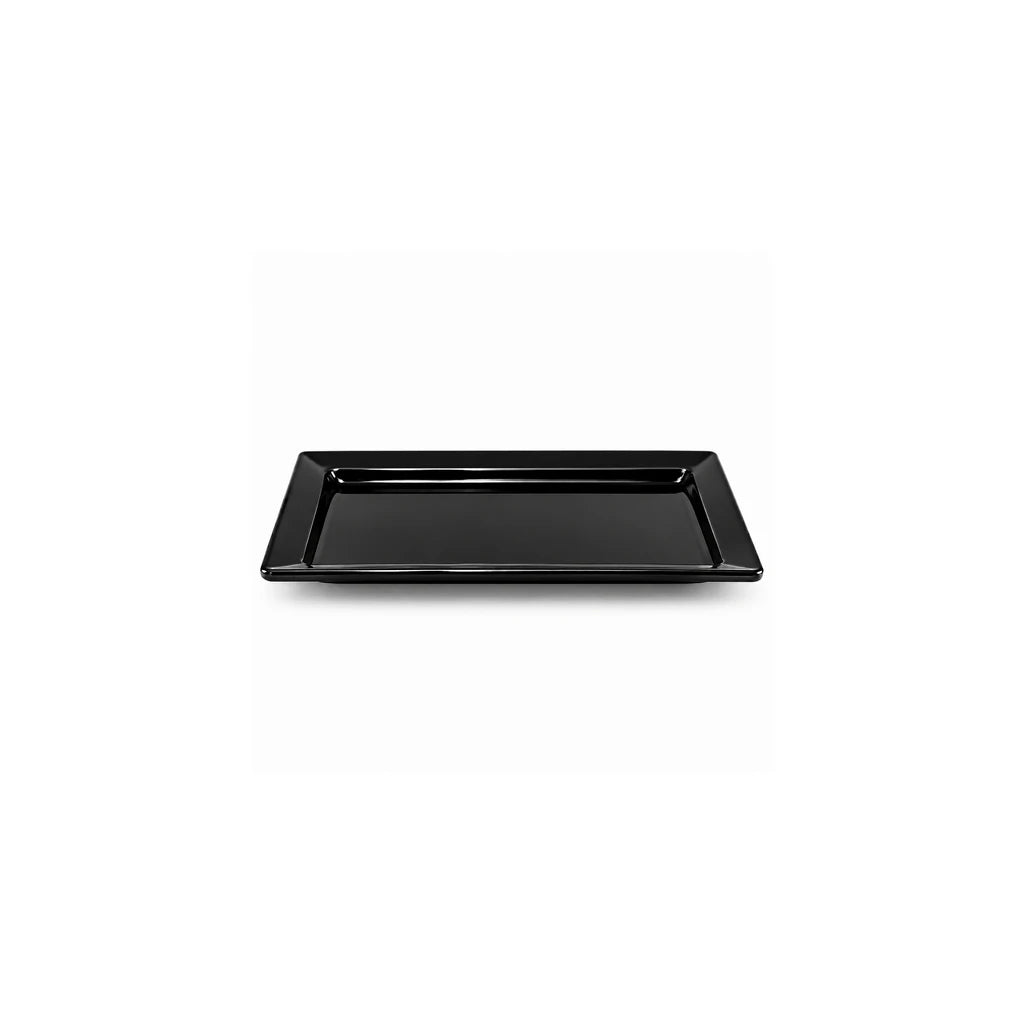 Blaze Rio 10-Inch Melamine Rectangular Platter - Red, Yellow & Black