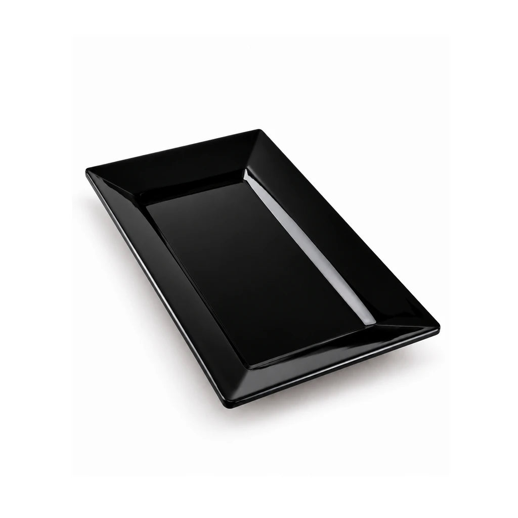 Blaze Mac 12-Inch Melamine Rectangular Platter - Red, Yellow & Black