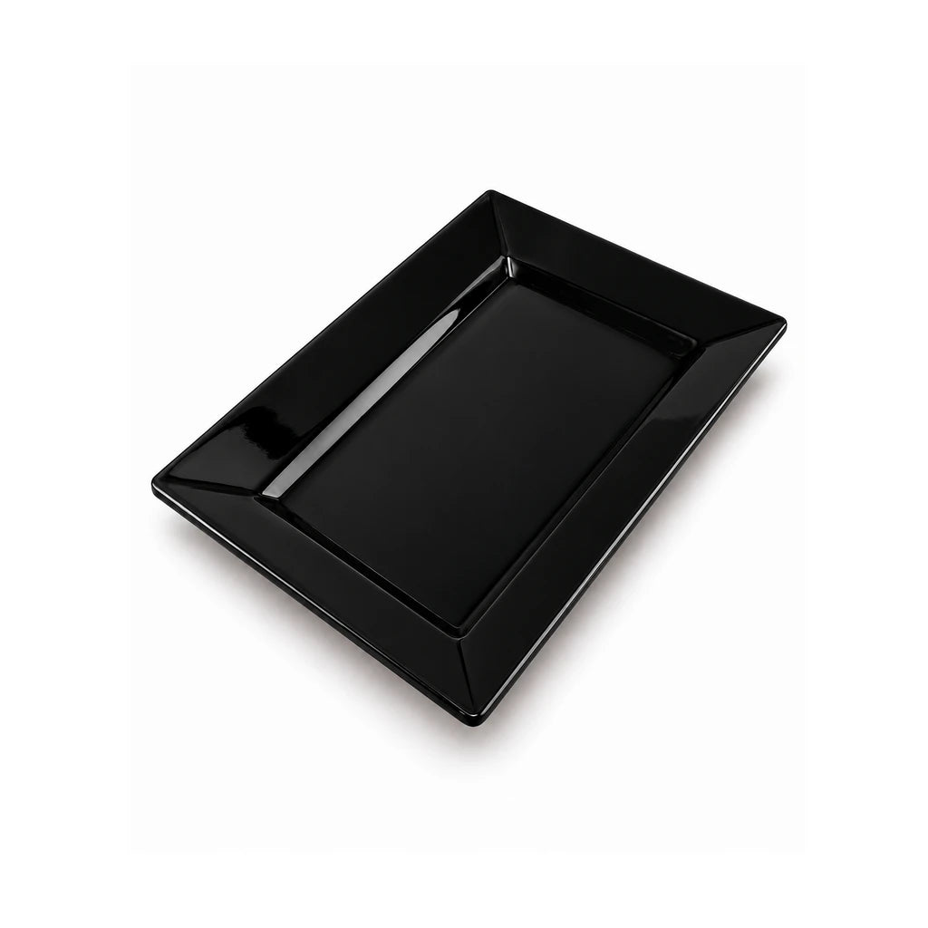 Blaze Mac 12-Inch Melamine Rectangular Platter - Red, Yellow & Black