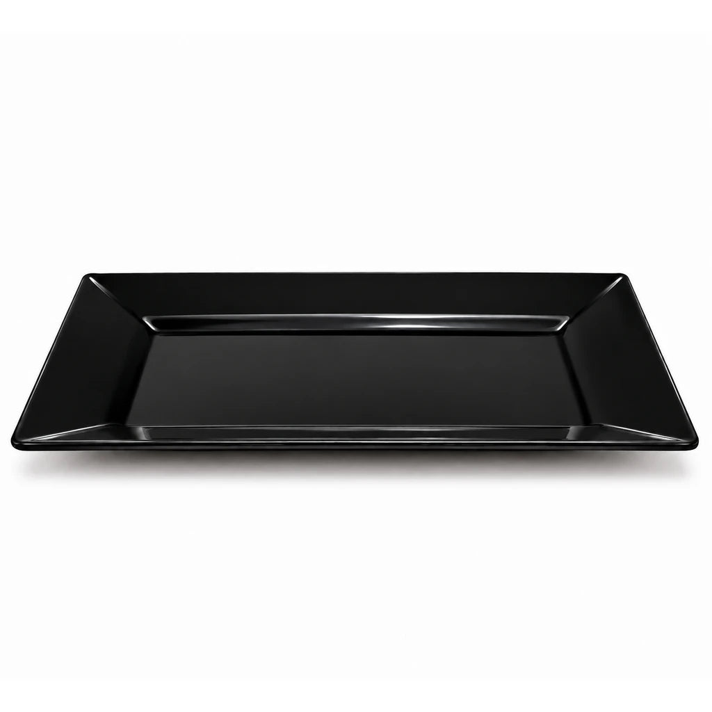 Blaze Mac 14-Inch Melamine Rectangular Platter - Red, Yellow & Black