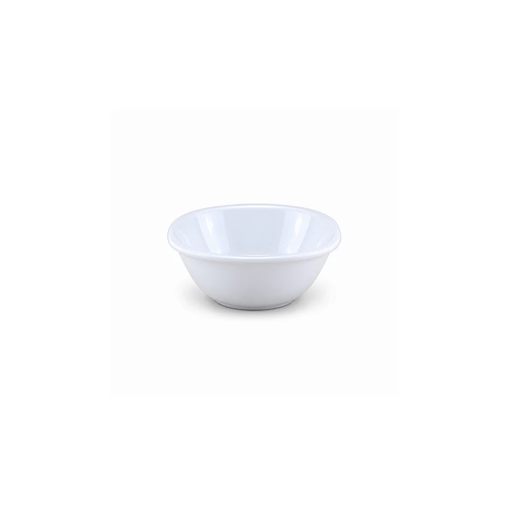 Blaze Elite White Melamine Serving Bowl - 3, 6.5, 7 & 8 Inches