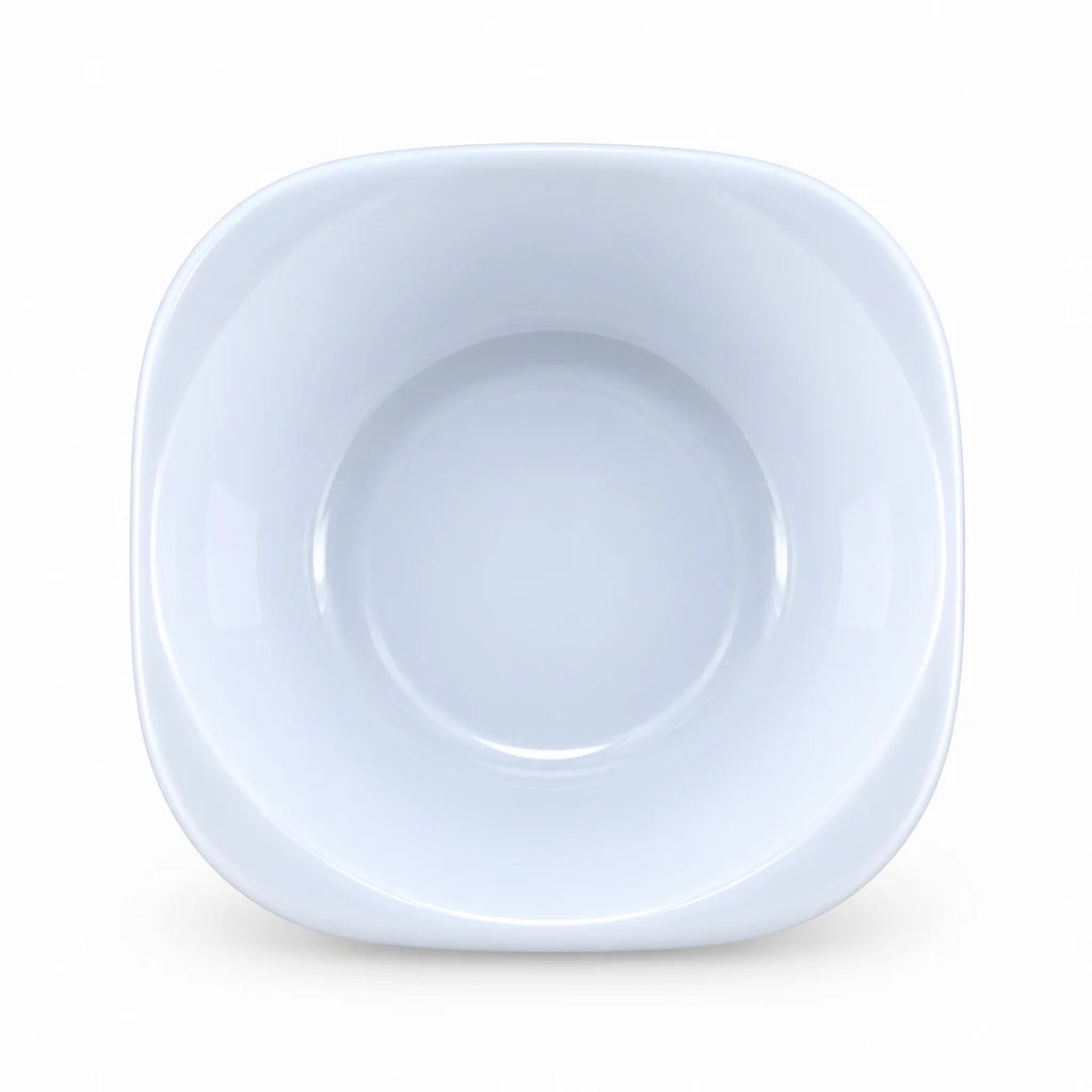 Blaze Elite White Melamine Serving Bowl - 3, 6.5, 7 & 8 Inches