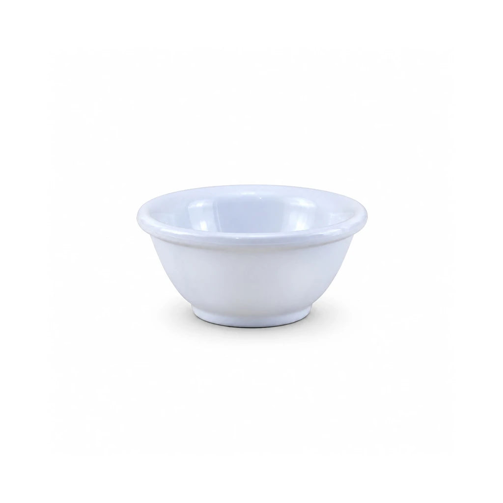 Blaze 4-Inch Melamine Soup Bowl - Yellow & White
