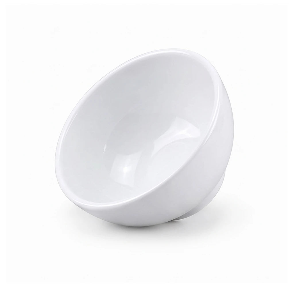 Blaze White Melamine Ice Cream Bowl - 4.5, 5, 5.5 & 6-Inch