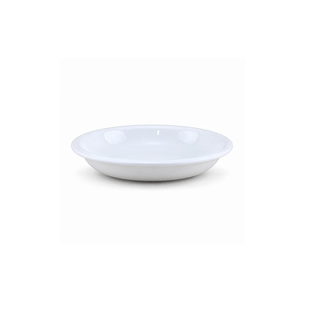 Blaze VIP White Melamine Deep Soup Plate - 7 & 8 Inch