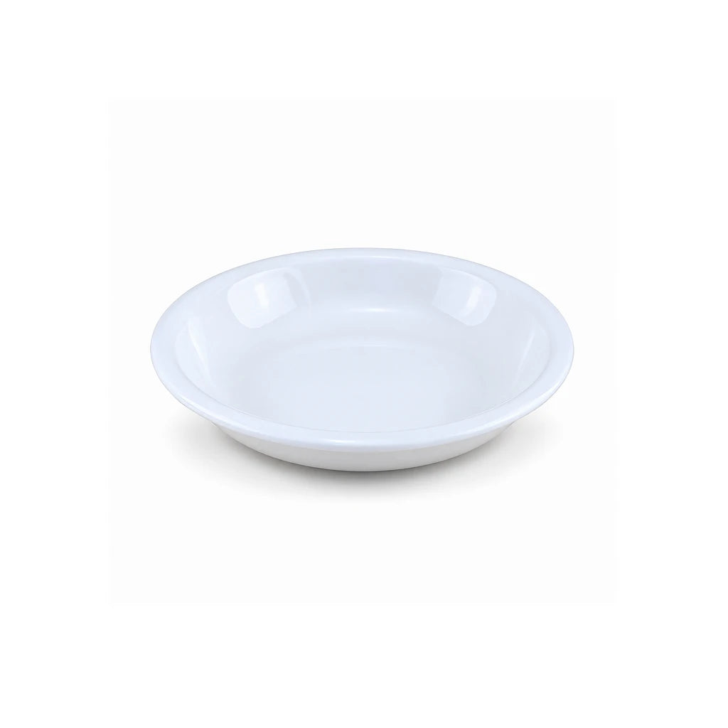 Blaze VIP White Melamine Deep Soup Plate - 7 & 8 Inch