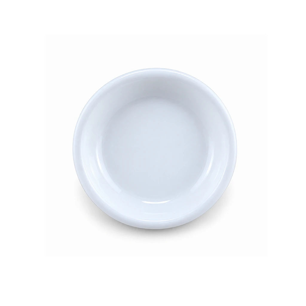 Blaze VIP White Melamine Deep Soup Plate - 7 & 8 Inch
