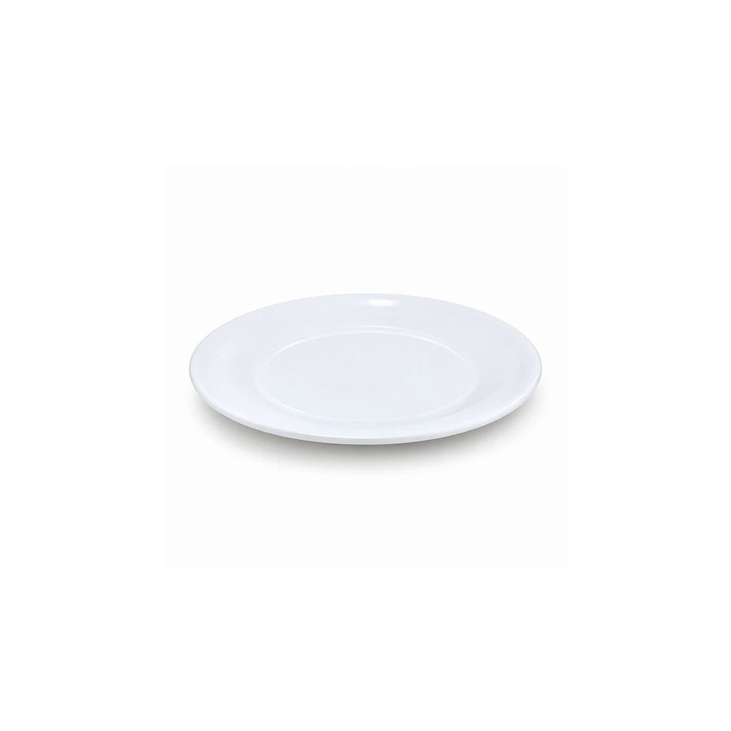 Blaze Cameo White Melamine Flat Plate - 8 & 10 Inches