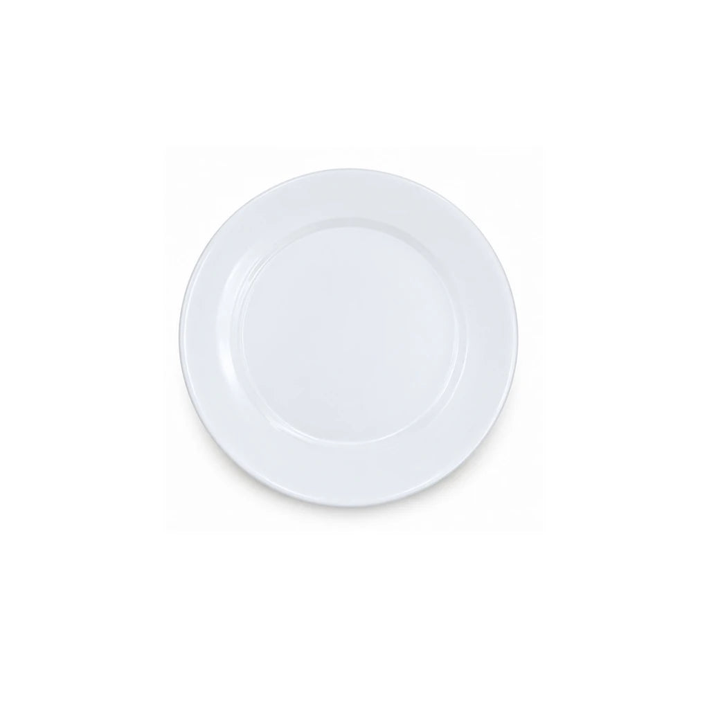 Blaze Cameo White Melamine Flat Plate - 8 & 10 Inches