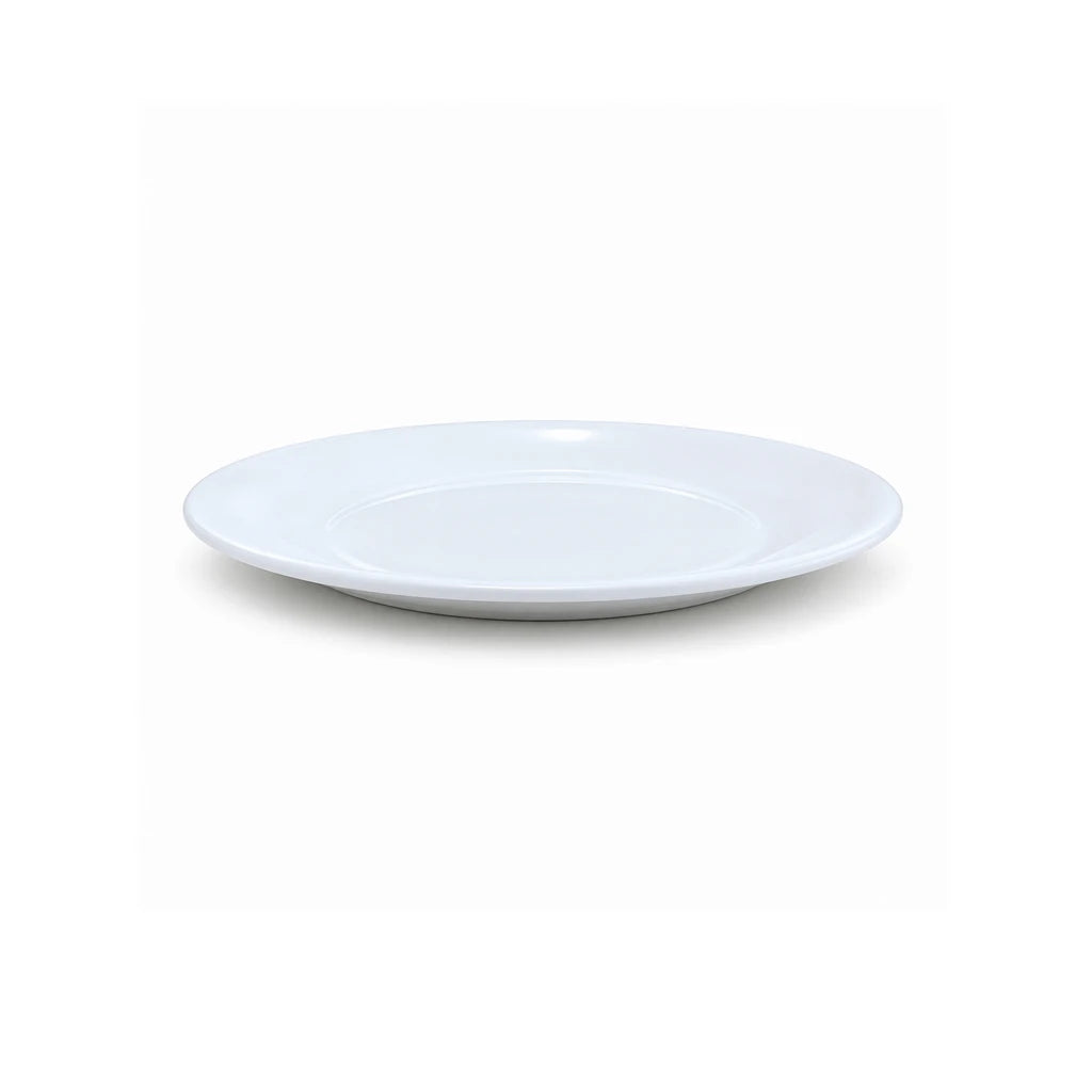 Blaze Cameo White Melamine Flat Plate - 8 & 10 Inches