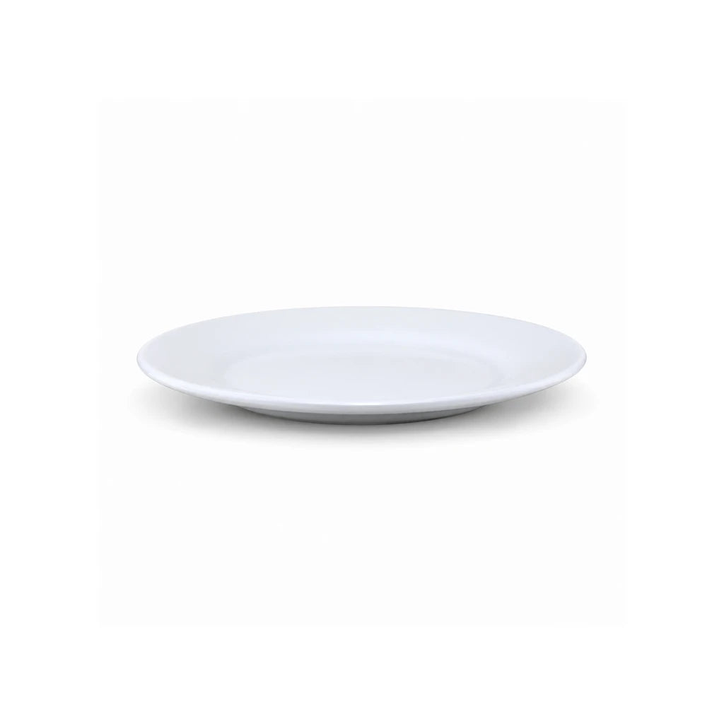 Blaze Classic White Melamine Flat Plate - 8 & 10 Inch