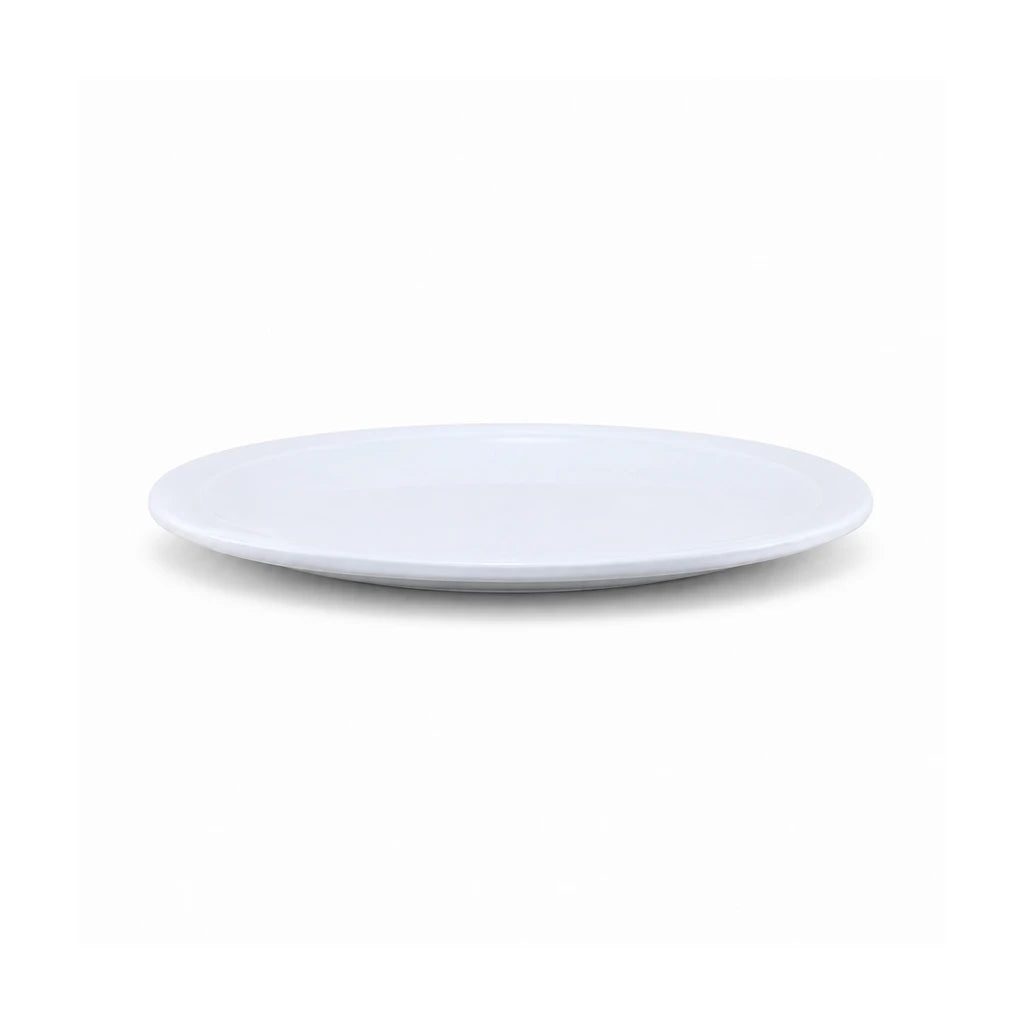 Blaze KB White Melamine Flat Plate - 8 & 11 Inch