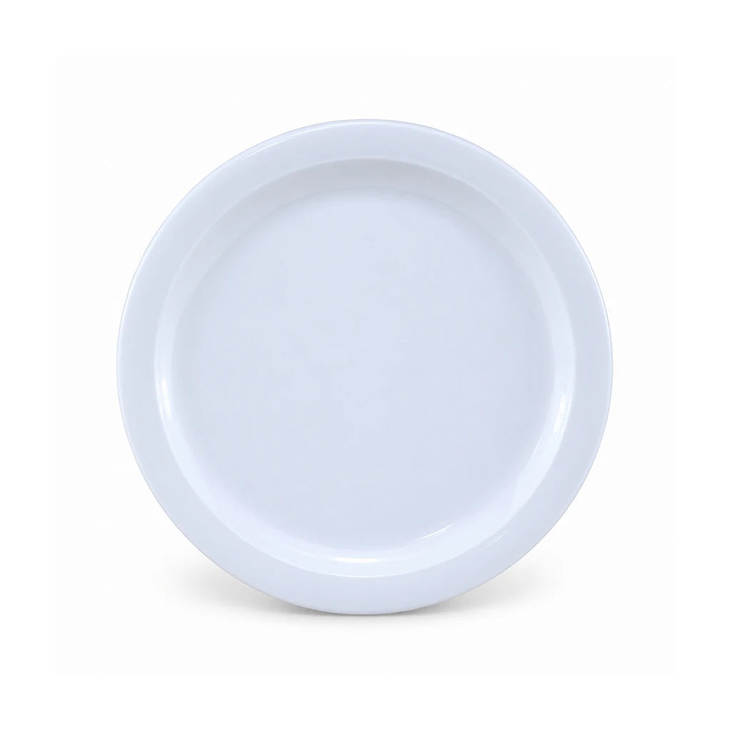 Blaze KB White Melamine Flat Plate - 8 & 11 Inch