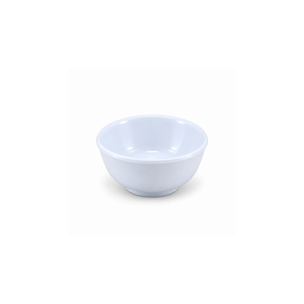 Blaze 3-Inch White Melamine Bowl