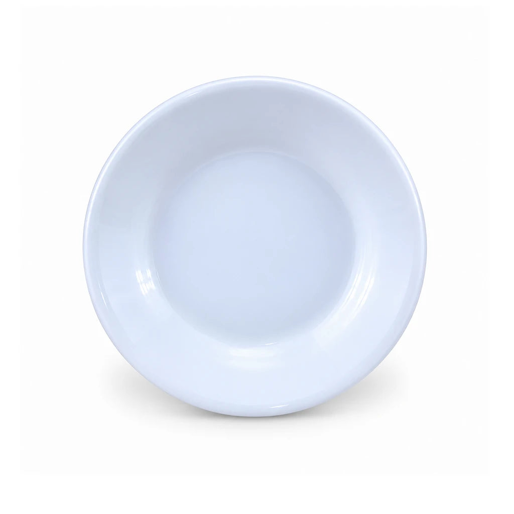 Blaze Cameo White 8-Inch Melamine Deep Soup Plate