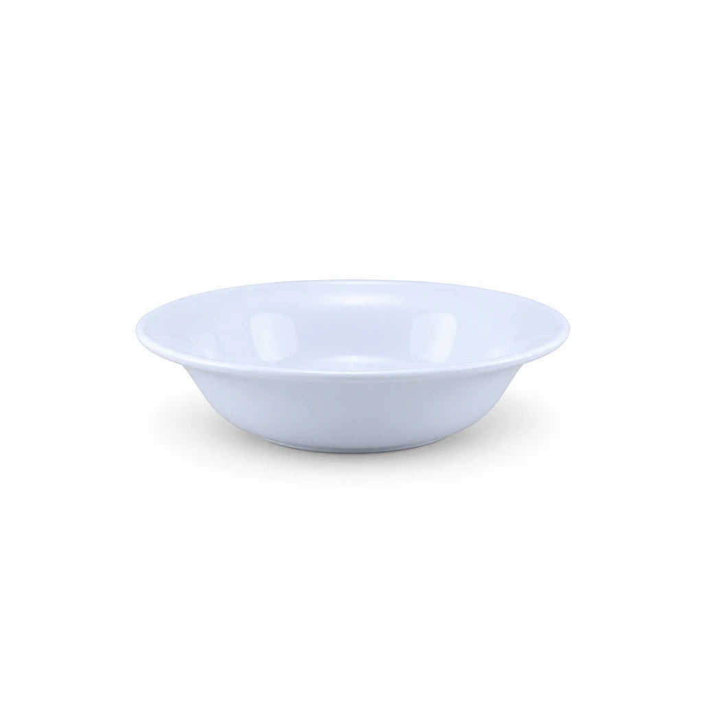 Blaze 6-Inch White Melamine Bowl