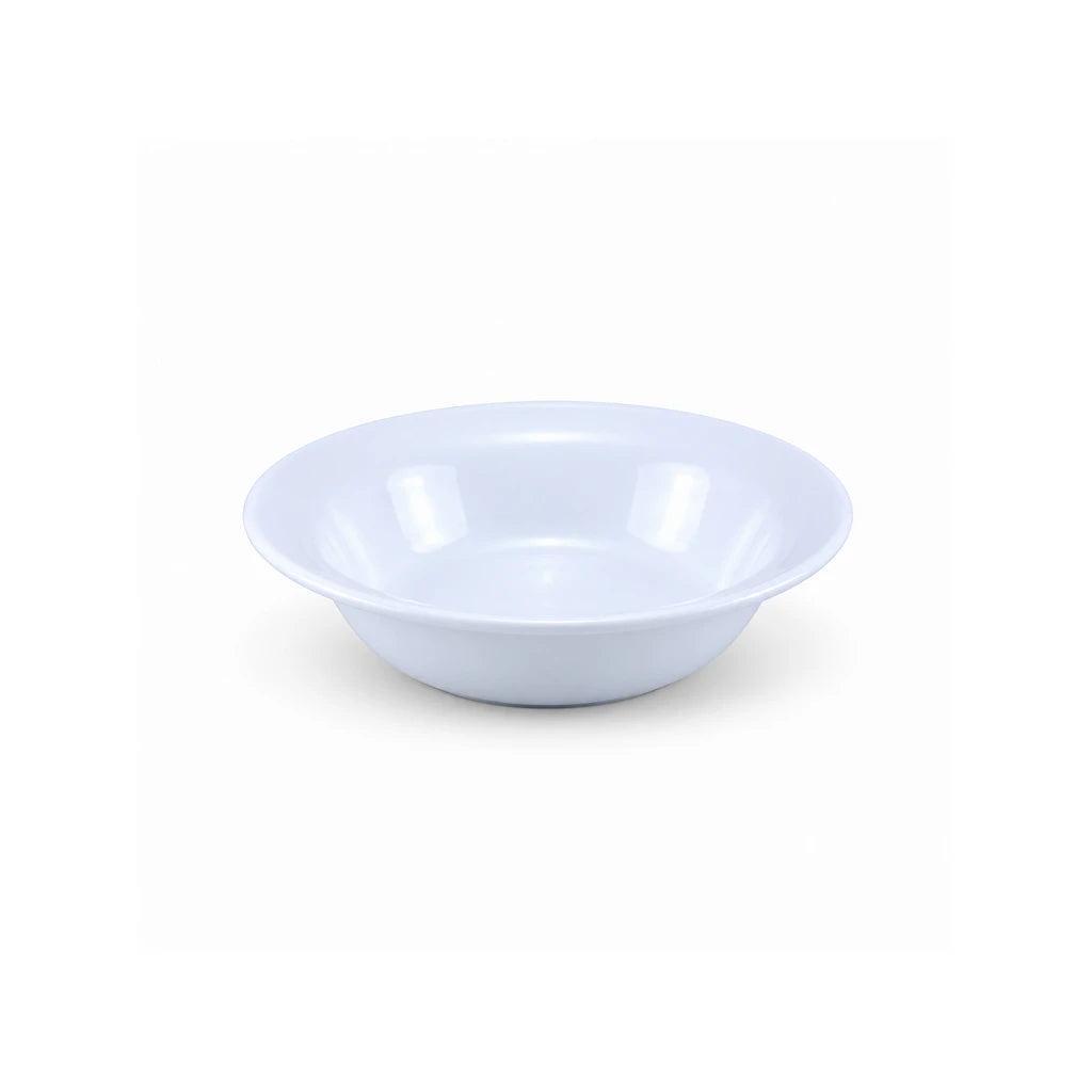 Blaze 6-Inch White Melamine Bowl