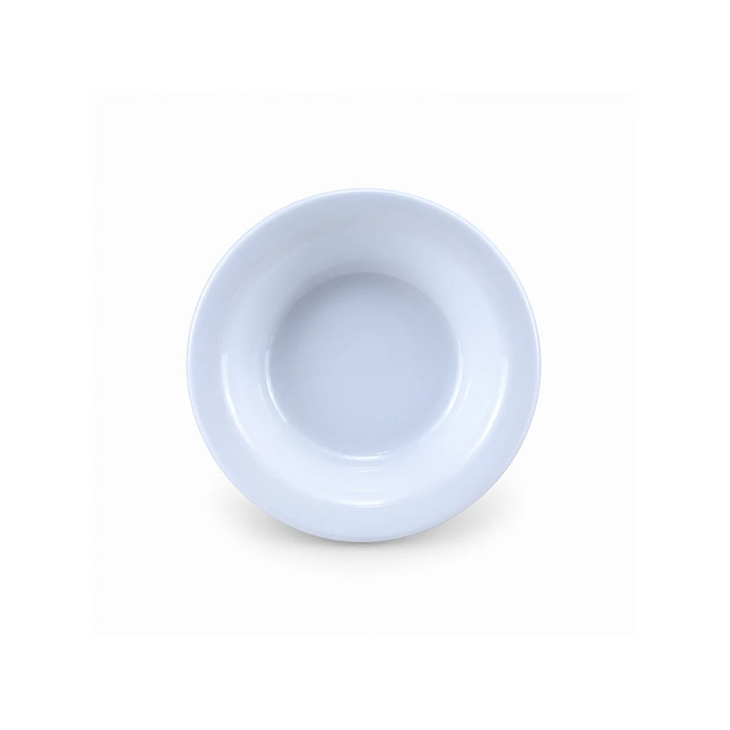 Blaze 6-Inch White Melamine Bowl