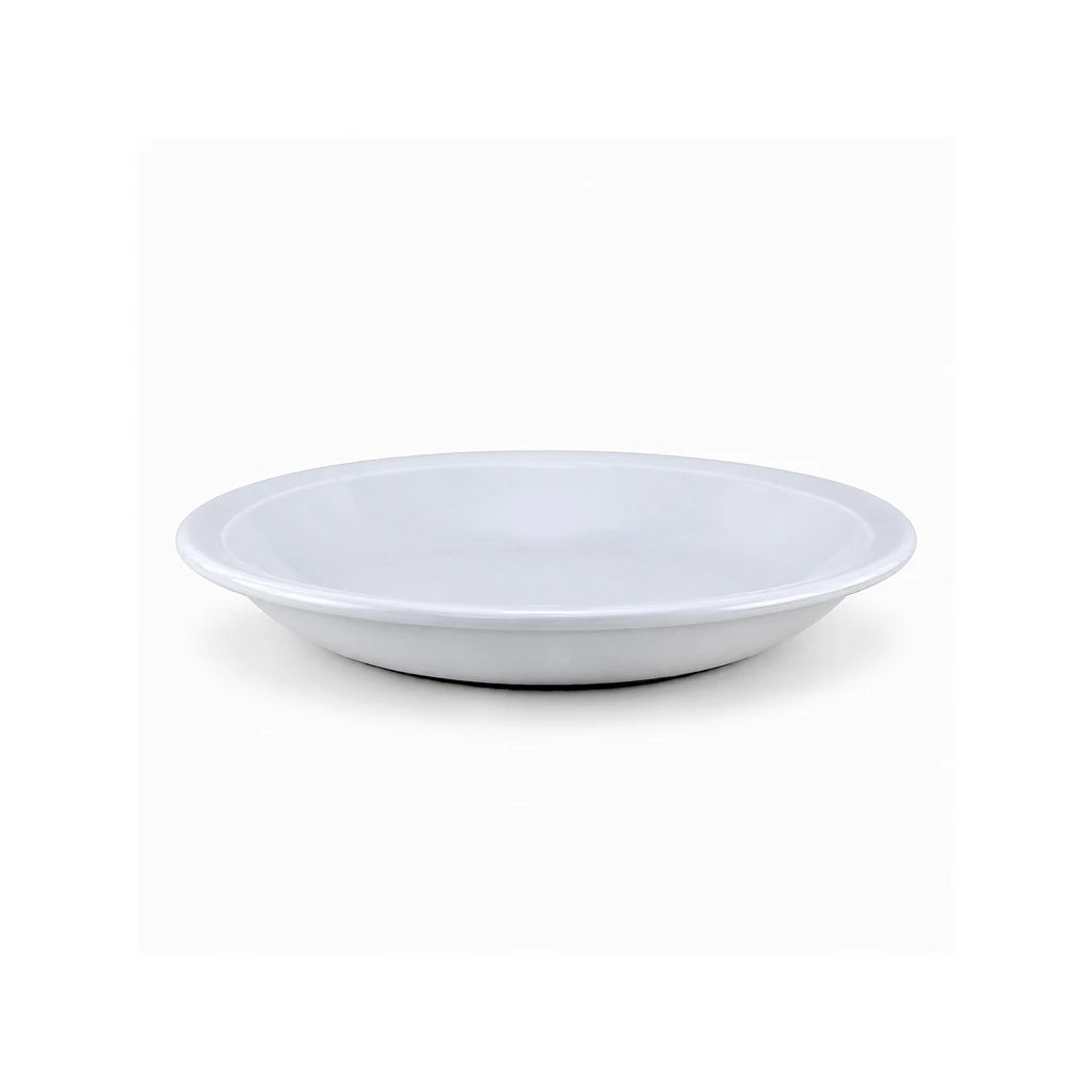 Blaze KB White Melamine Deep Soup Plate - 8 & 9 Inch