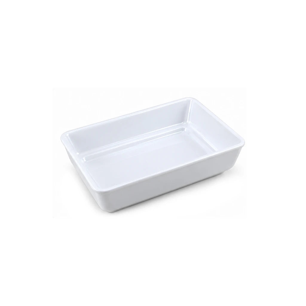 Blaze Derma White Melamine Deep Serving Dish - 10 & 12 Inch