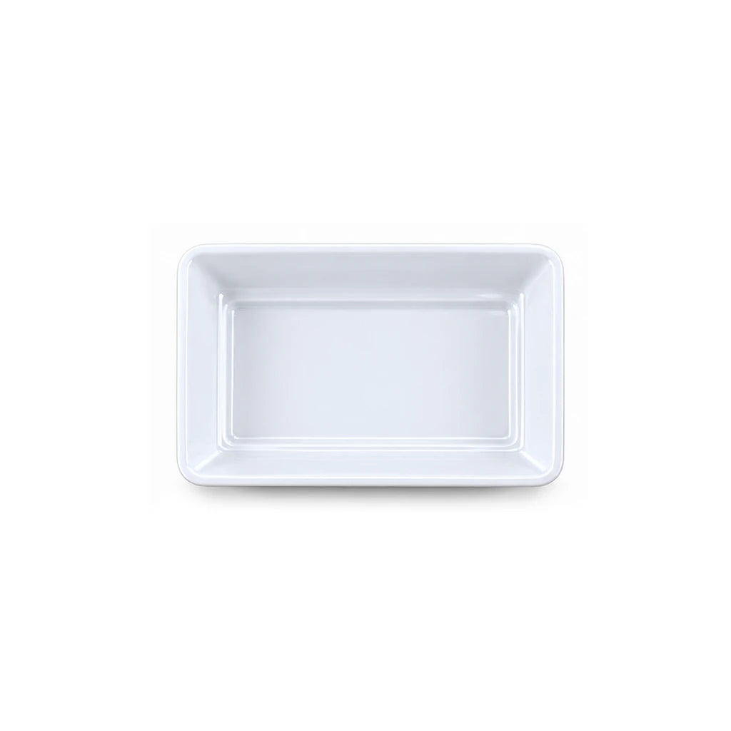 Blaze Derma White Melamine Deep Serving Dish - 10 & 12 Inch