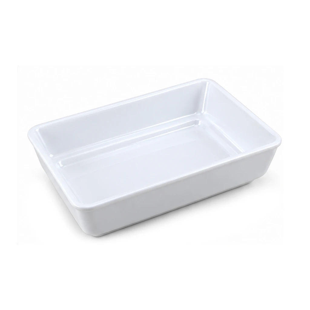 Blaze Derma White Melamine Deep Serving Dish - 10 & 12 Inch
