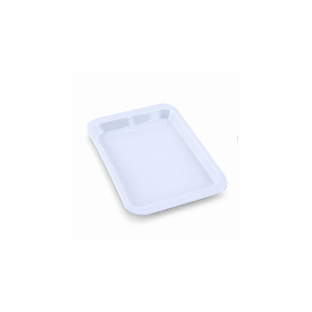 Blaze White Melamine Serving Tray - 7, 10, 12, 14 & 16 Inches