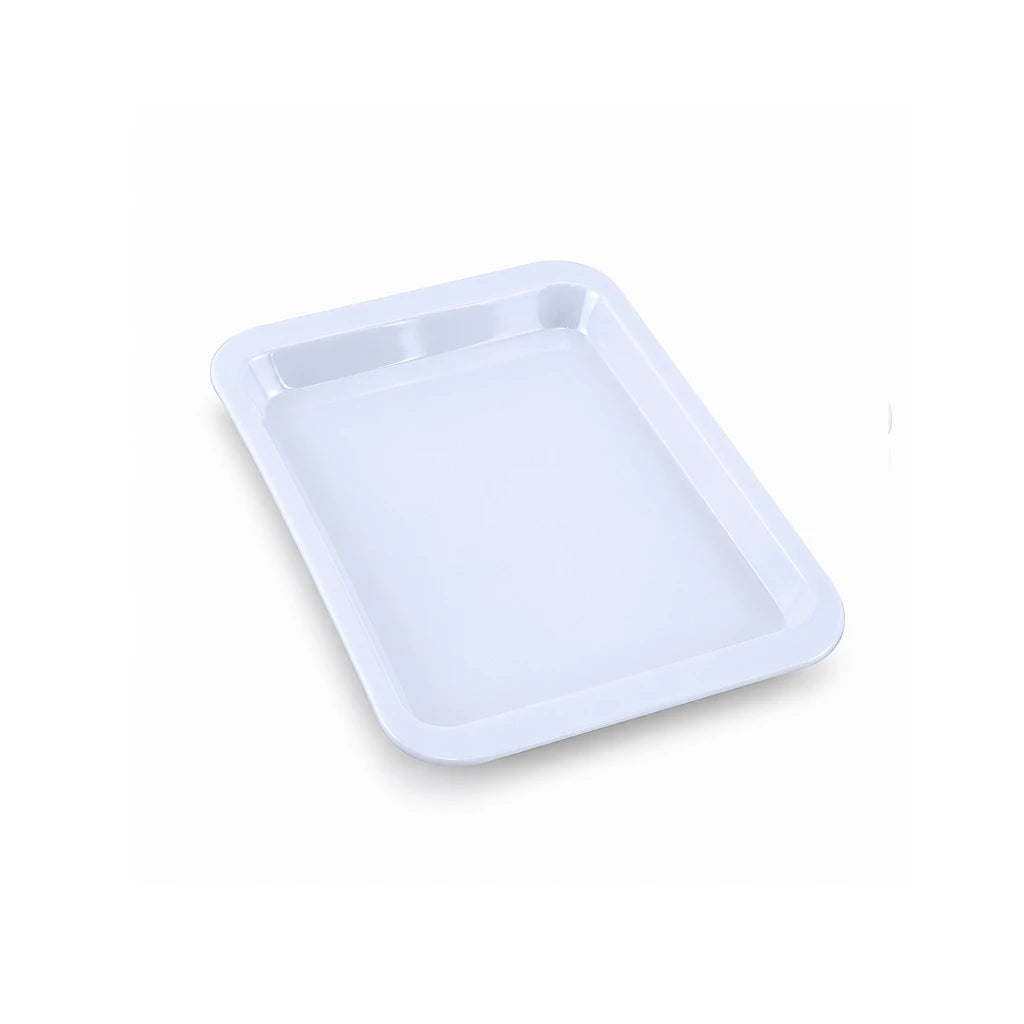 Blaze White Melamine Serving Tray - 7, 10, 12, 14 & 16 Inches