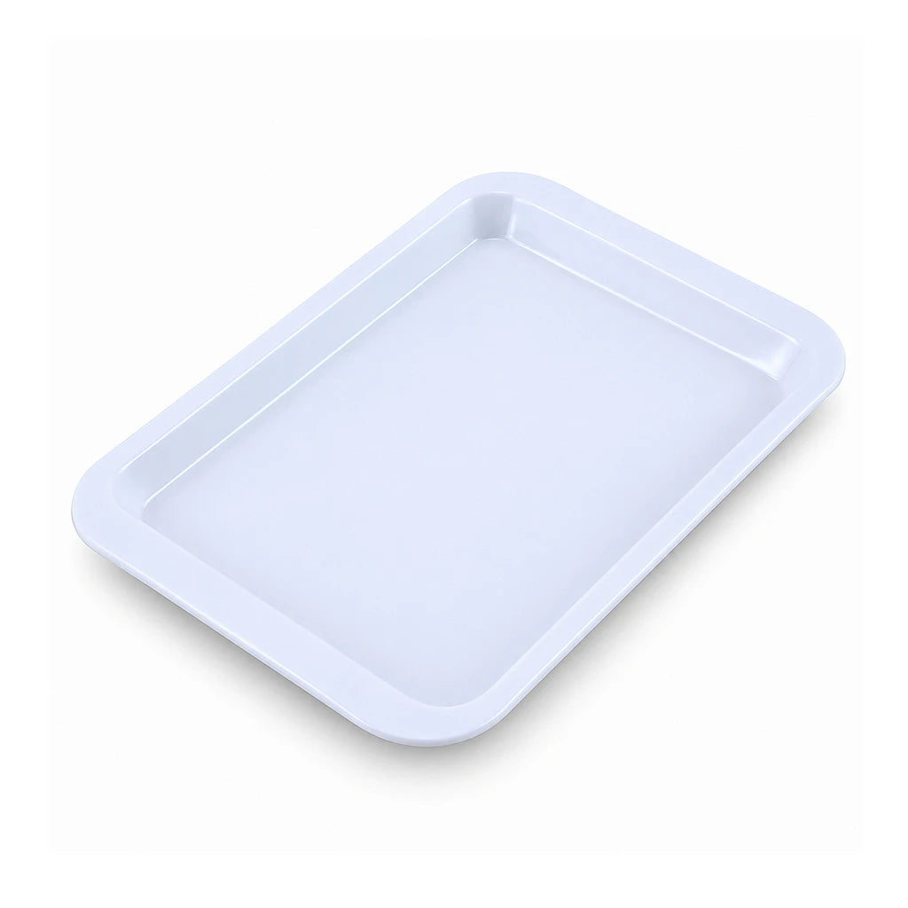 Blaze White Melamine Serving Tray - 7, 10, 12, 14 & 16 Inches