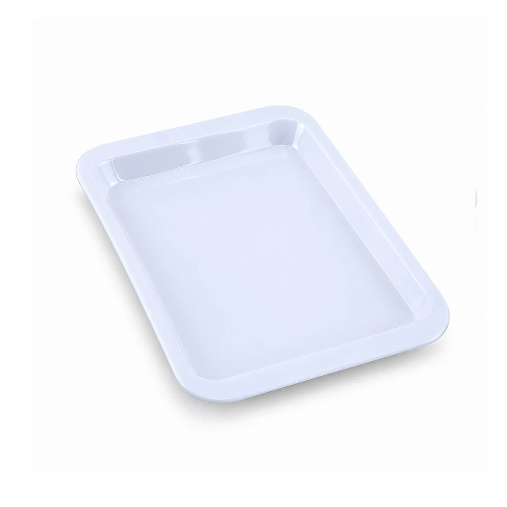 Blaze White Melamine Serving Tray - 7, 10, 12, 14 & 16 Inches