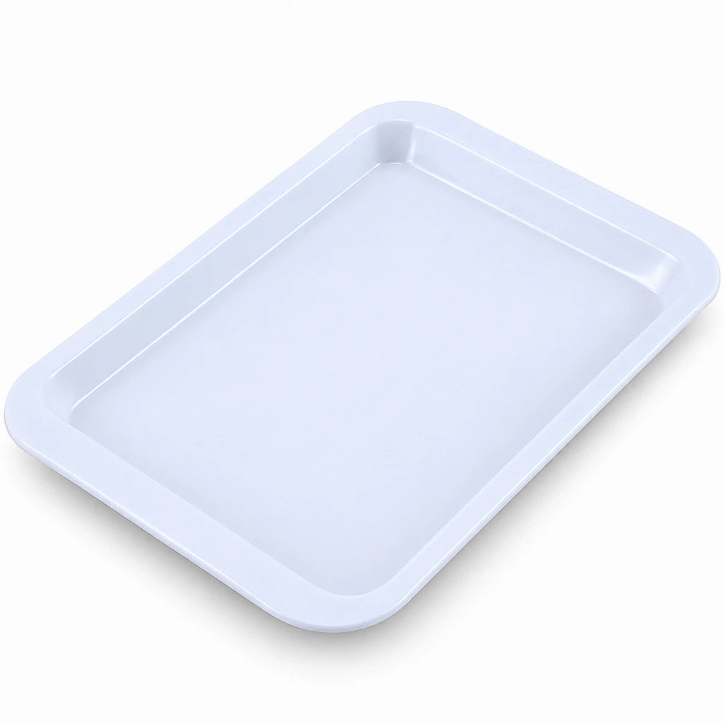 Blaze White Melamine Serving Tray - 7, 10, 12, 14 & 16 Inches
