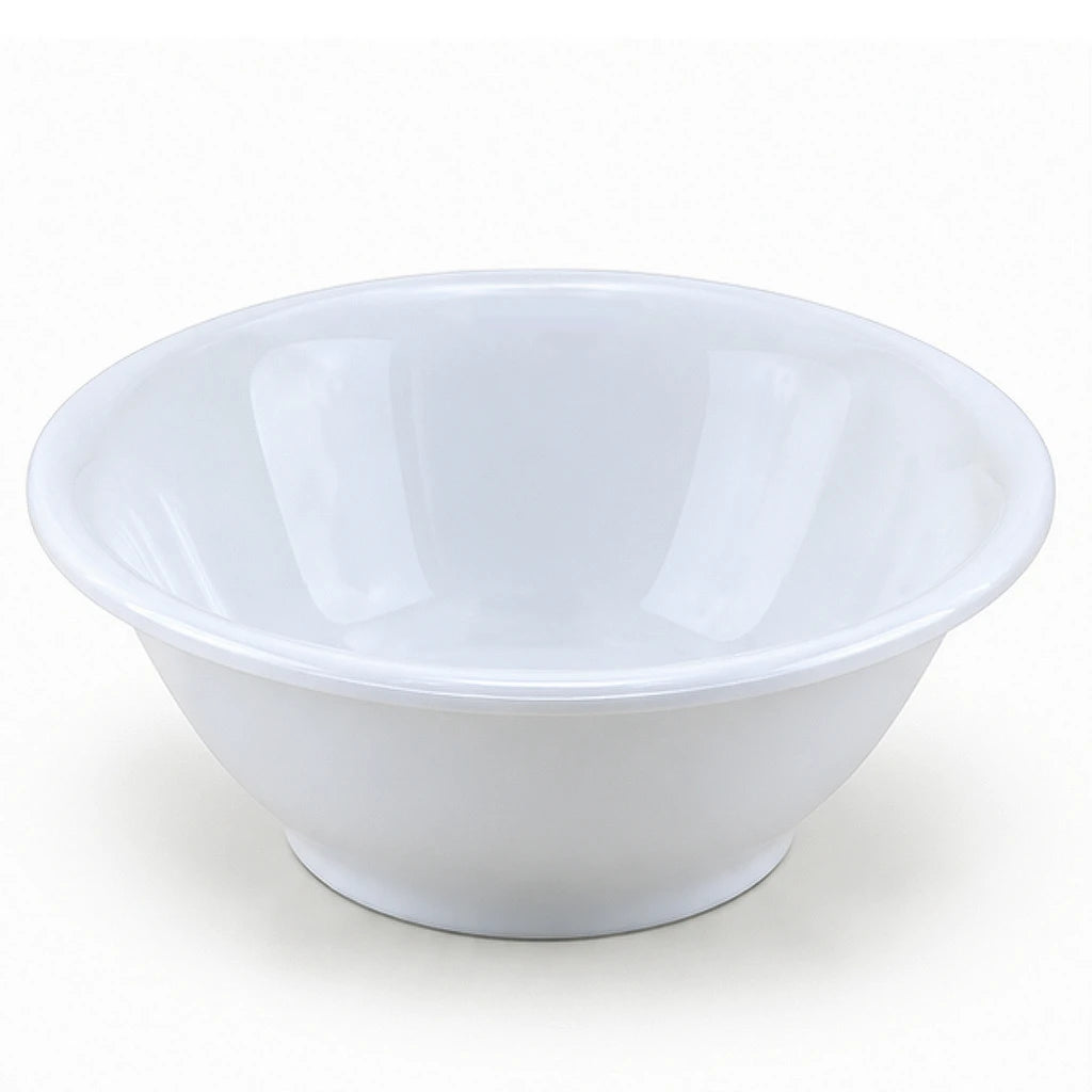 Blaze White Melamine Serving Bowl - 7, 8 & 10 Inch
