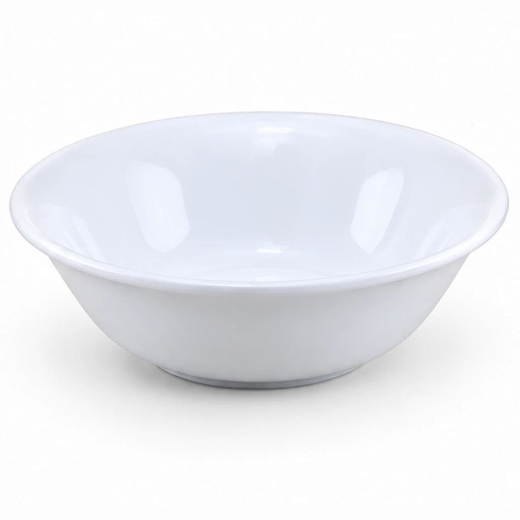 Blaze Cameo White Melamine Serving Bowl - 8 & 9 Inch
