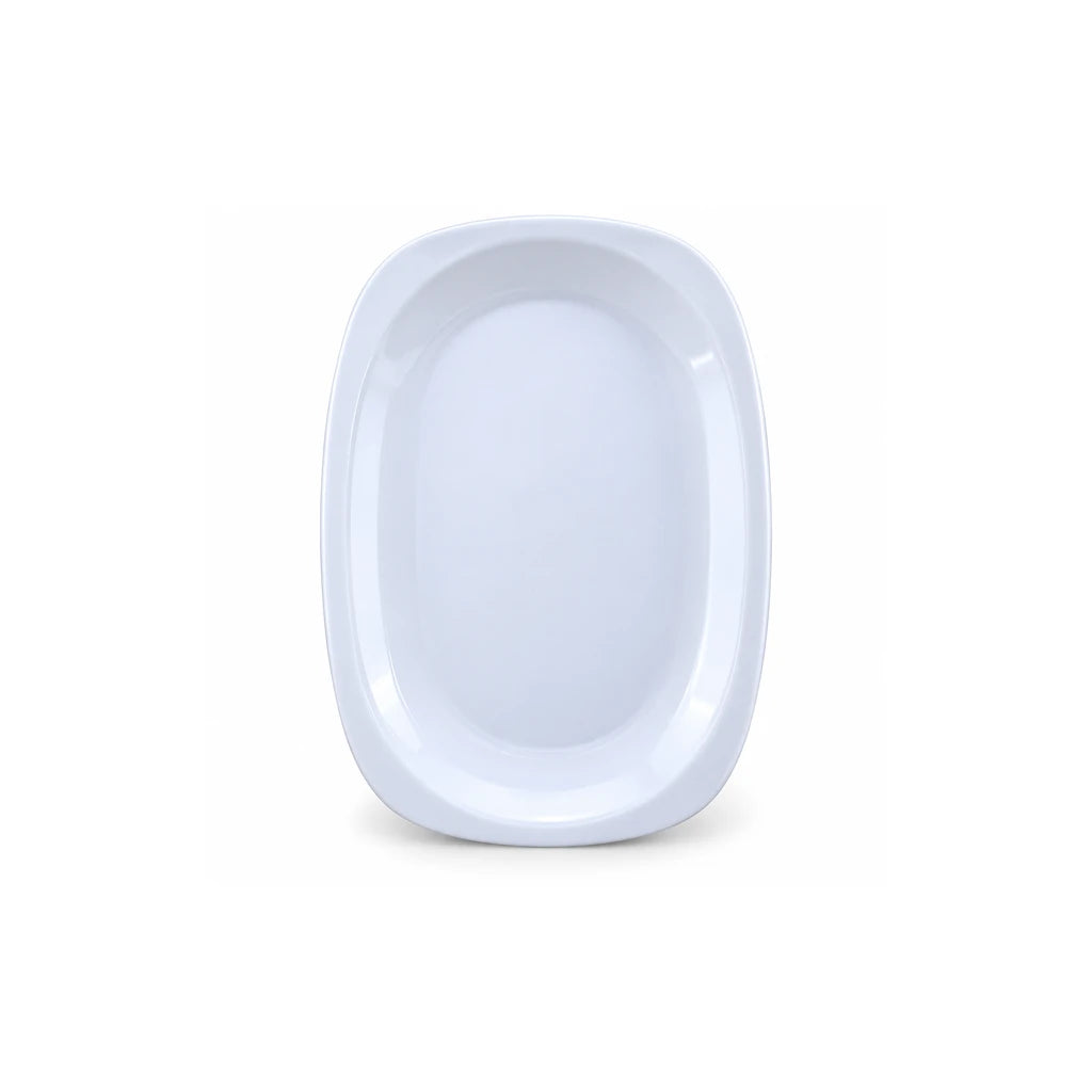 Blaze Elite White Melamine Serving Dish - 10 & 12 Inch