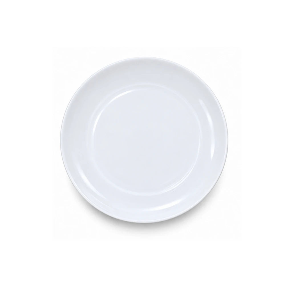 Blaze Irani White Melamine Flat Plate - 8 & 10 Inch