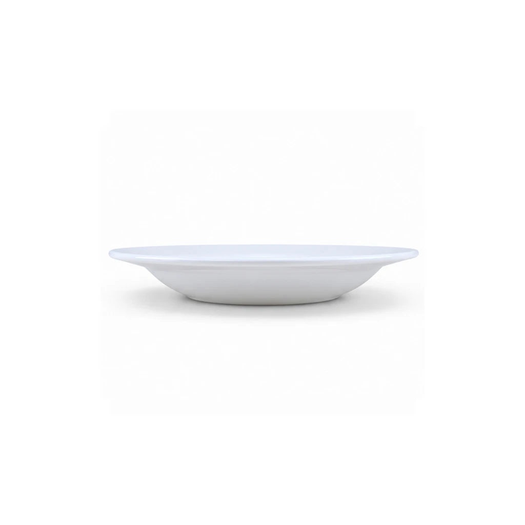 Blaze Classic White Melamine Deep Plate - 8 Inch